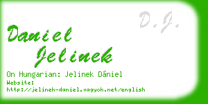 daniel jelinek business card
