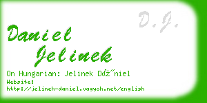 daniel jelinek business card